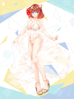 キャラクター水着イラスト（フル）2021