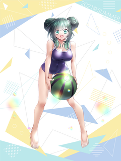 キャラクター水着イラスト（フル）2021