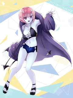 キャラクター水着イラスト（フル）2021