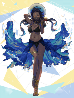 キャラクター水着イラスト（フル）2021