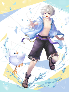 キャラクター水着イラスト（フル）2021