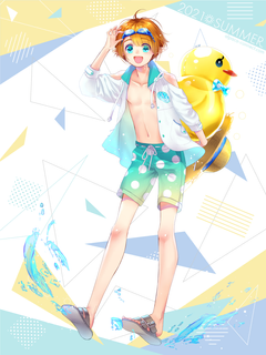 キャラクター水着イラスト（フル）2021