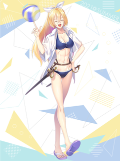 キャラクター水着イラスト（フル）2021