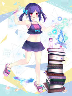 キャラクター水着イラスト（フル）2021