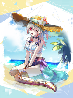 キャラクター水着イラスト（フル）2021
