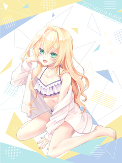 キャラクター水着イラスト（フル）2021