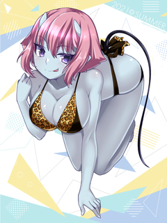 キャラクター水着イラスト（フル）2021