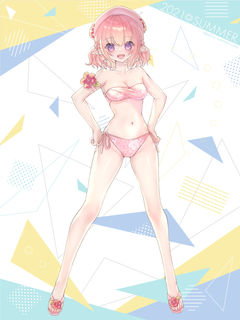 キャラクター水着イラスト（フル）2021