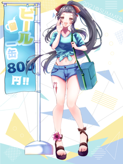 キャラクター水着イラスト（フル）2021