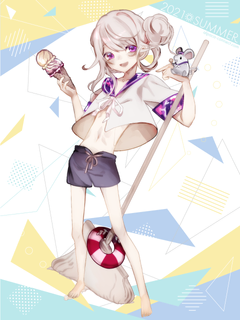 キャラクター水着イラスト（フル）2021
