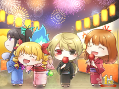 集合イラスト2021（祭）