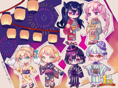 集合イラスト2021（祭）