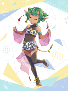 キャラクター水着イラスト（フル）2021