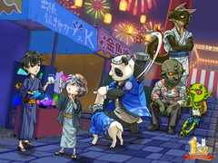 集合イラスト2021（祭）