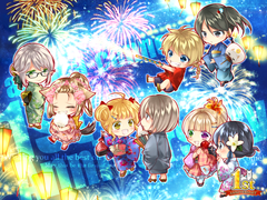 集合イラスト2021（祭）