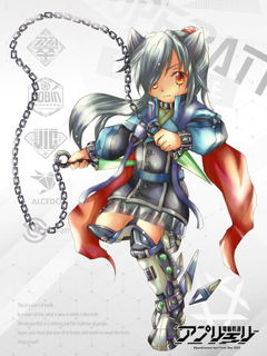 電脳戦潜アプリェーリ キャラクターイラスト（フル）
