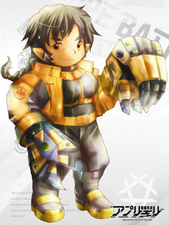 電脳戦潜アプリェーリ キャラクターイラスト（フル）